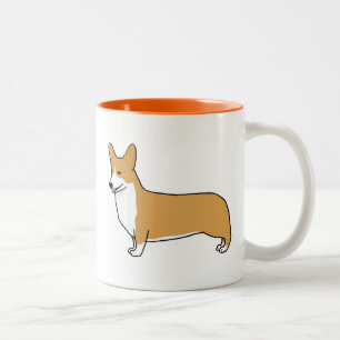 Pembroke Welsh Corgi Cute Dog Two-Tone Coffee Mug