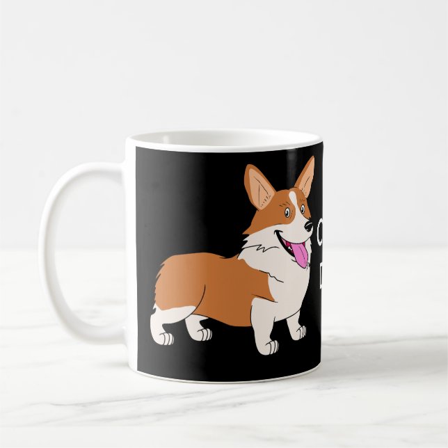 Pembroke Welsh Corgi Dad Coffee Mug (Left)