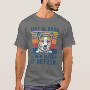 Pembroke Welsh Corgi Dog Gifts Funny Dog Dad Mum M T-Shirt