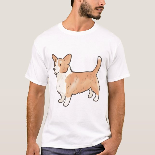 Pembroke welsh corgi dog Magic T-Shirt (Front)