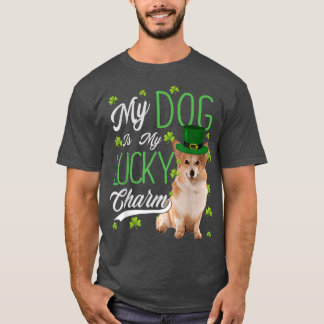 Pembroke Welsh Corgi Dog , My Dog is my lucky char T-Shirt