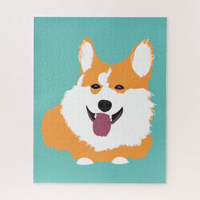 Pembroke Welsh Corgi Dog Pet Animal Jigsaw Puzzle (Vertical)