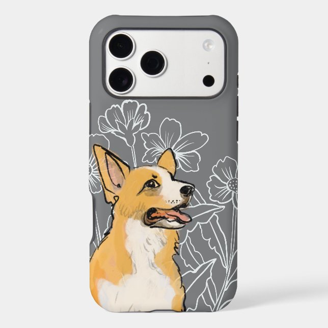 Pembroke Welsh Corgi Drawing (Back)