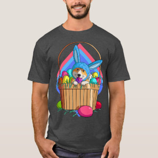Pembroke Welsh Corgi Easter Eggs Bunny Dog1056 T-Shirt