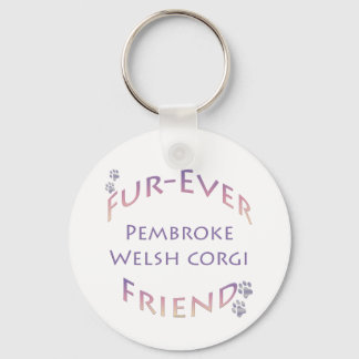 Pembroke Welsh Corgi Furever Key Ring