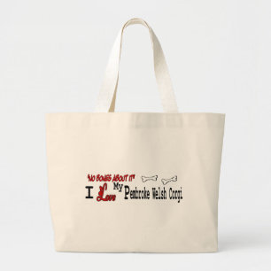 Pembroke Welsh Corgi Gifts Large Tote Bag