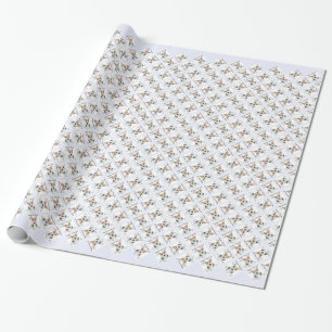 Pembroke Welsh Corgi History Design Wrapping Paper