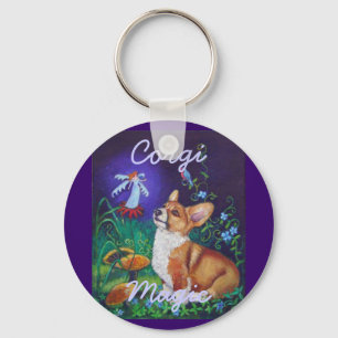 Pembroke Welsh Corgi Keychain