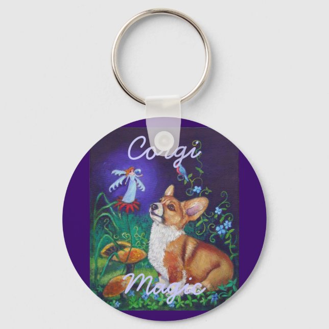 Pembroke Welsh Corgi Keychain (Front)