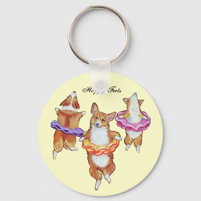 Pembroke Welsh Corgi Keychain (Front)