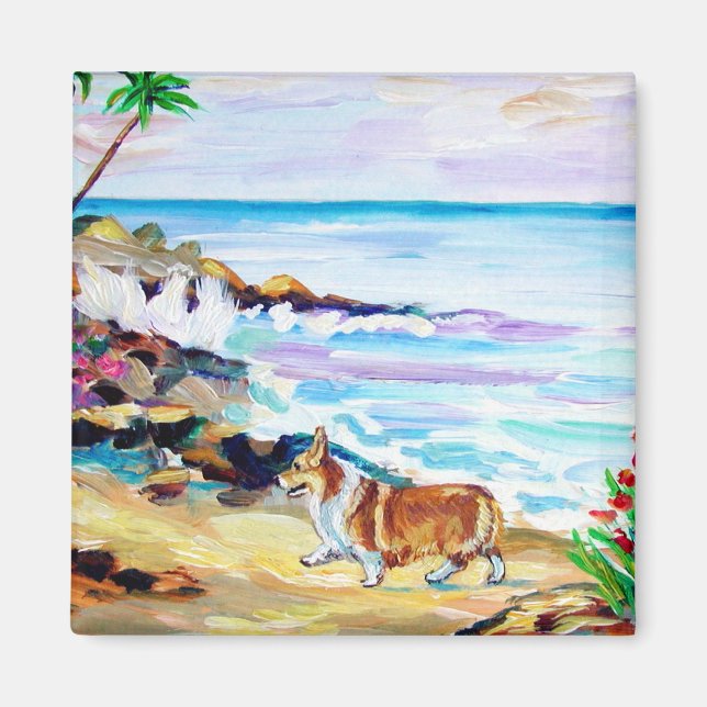 Pembroke Welsh Corgi Magnet (Front)