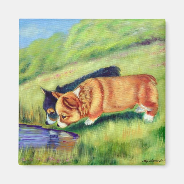 Pembroke Welsh Corgi Magnets (Front)