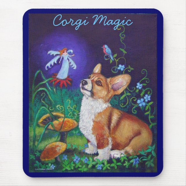 Pembroke Welsh Corgi Mousepad (Front)