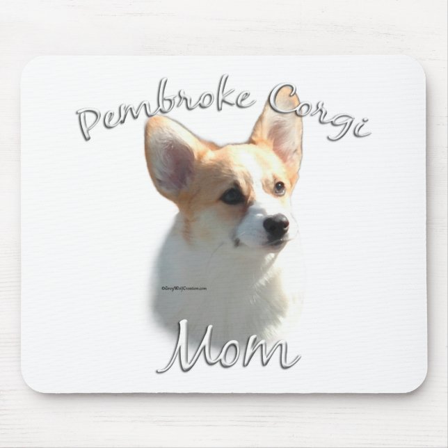 Pembroke Welsh Corgi Mum 2 Mouse Pad (Front)