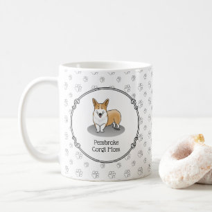 Pembroke Welsh Corgi Mum (red 1) Dog Mum Cute Coffee Mug
