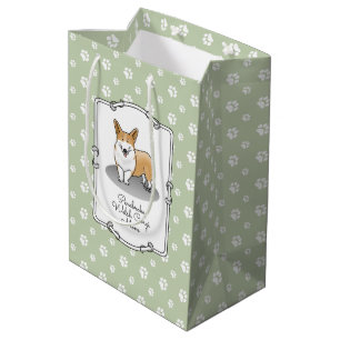 Pembroke Welsh Corgi Mum (red 1) Dog Mum Cute Medium Gift Bag