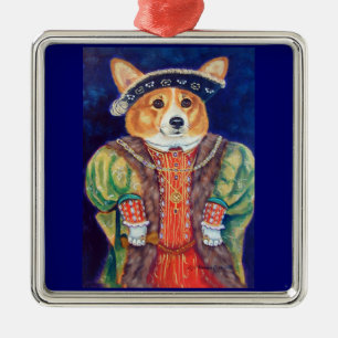 Pembroke Welsh Corgi Ornament Square Premium