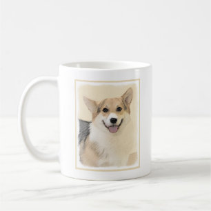 Pembroke Welsh Corgi Painting - Original Dog Art Coffee Mug