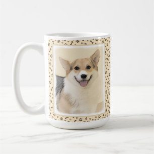 Pembroke Welsh Corgi Painting - Original Dog Art Coffee Mug
