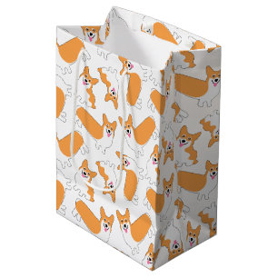Pembroke Welsh Corgi Pattern Medium Gift Bag