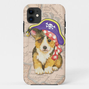 Pembroke Welsh Corgi Pirate iPhone 11 Case