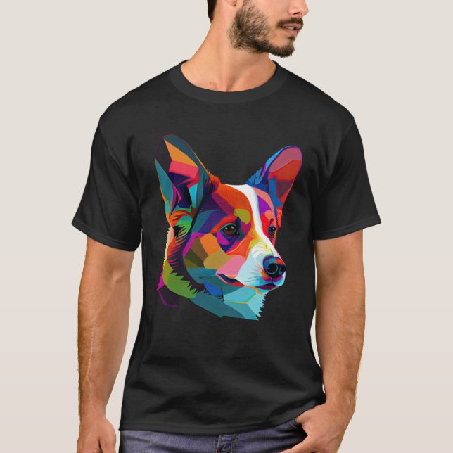 Pembroke Welsh Corgi  Pop Pembroke Corgi T-Shirt (Front)