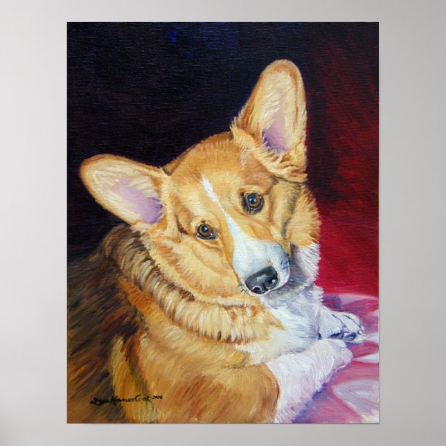 Pembroke Welsh Corgi Print (Front)