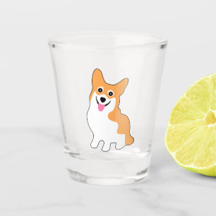 Pembroke Welsh Corgi Puppy Shot Glass