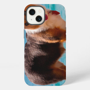 Pembroke Welsh Corgi puppy standing on table iPhone 13 Case