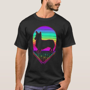 Pembroke Welsh Corgi Retro Vintage 80s Dog T-Shirt