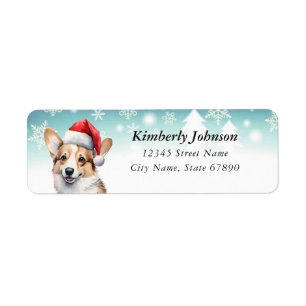Pembroke Welsh Corgi Return Address Labels