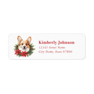 Pembroke Welsh Corgi Return Address Labels