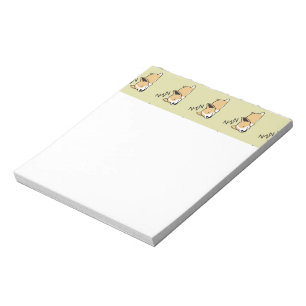 Pembroke Welsh Corgi Sleeping Dog Lover ZZZ Pet Notepad
