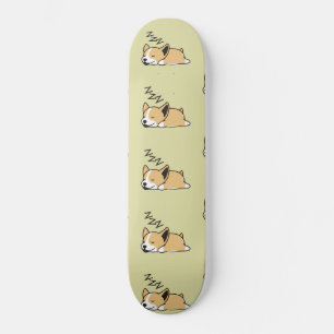 Pembroke Welsh Corgi Sleeping Dog Lover ZZZ Skateboard