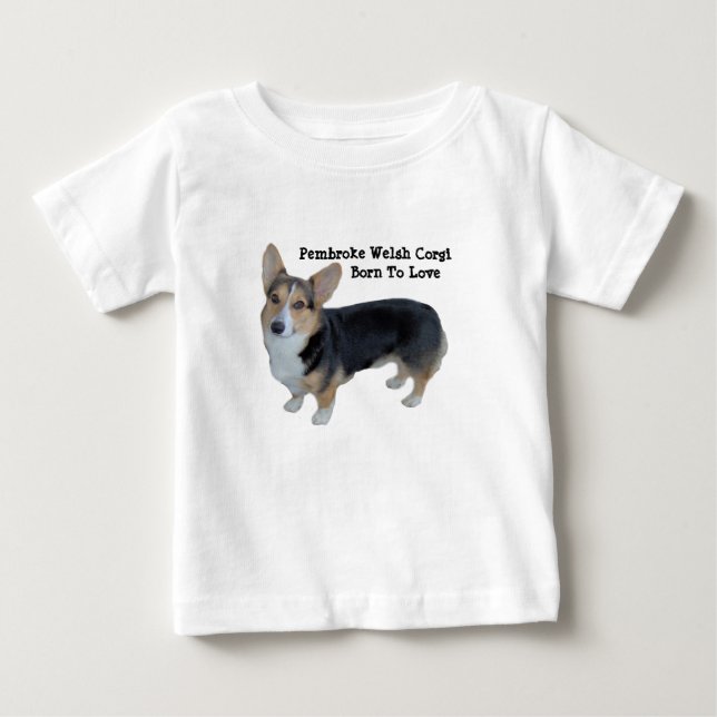 Pembroke Welsh Corgi Soulful Toddler Unisex Shirt (Front)