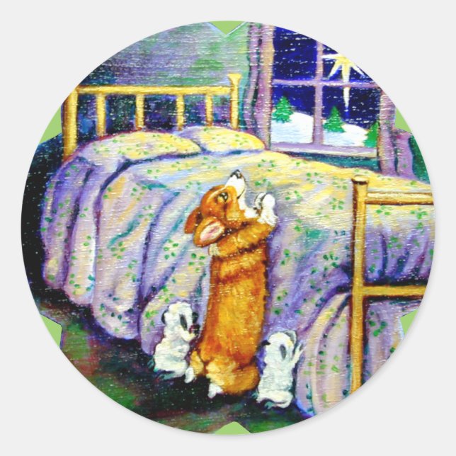 Pembroke Welsh Corgi Stickers (Front)