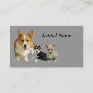 Pembroke Welsh Corgi Trio Business Card