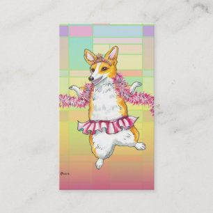 Pembroke Welsh Corgi Tutu Business Cards