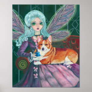 Pembroke Welsh Corgi Wall Print