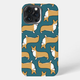 Pembroke Welsh Corgis Pattern Cute Dog Lover's iPhone 13 Pro Max Case