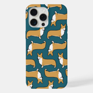 Pembroke Welsh Corgis Pattern Cute Dog Lover's iPhone 15 Pro Max Case