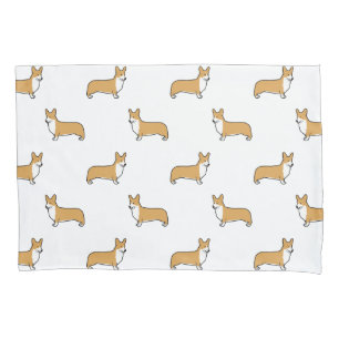 Pembroke Welsh Corgis Pattern Pillowcase