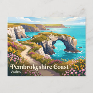 Pembrokeshire Coast National Park United Kingdom Postcard