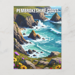 Pembrokeshire Coast National Park Wales Postcard