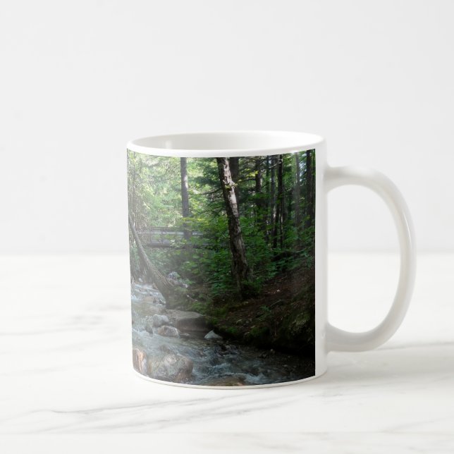 Pemigewasset River Bridge in New Hampshire Coffee Mug (Right)