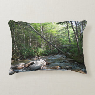 Pemigewasset River Bridge in New Hampshire Decorative Cushion