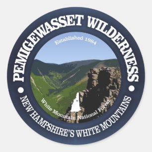 Pemigewasset Wilderness Classic Round Sticker