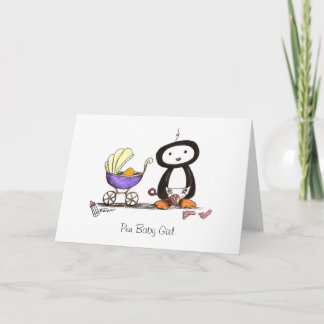 Pen Baby Girl Card
