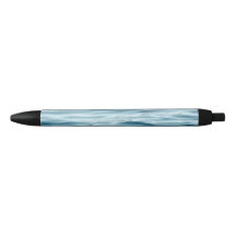 Pen blue and white water pattern