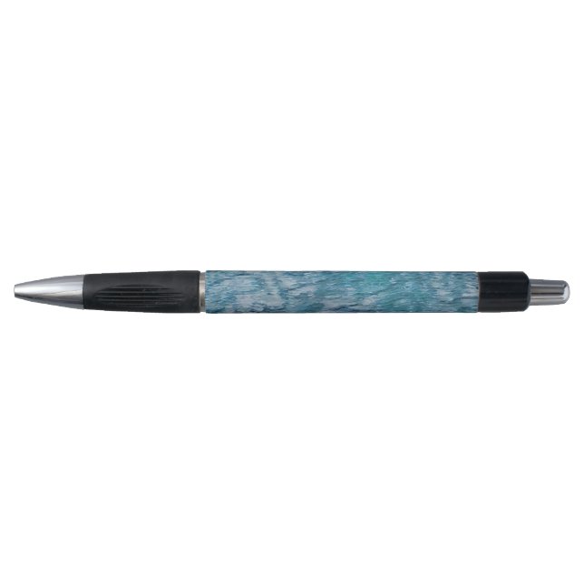 Pen Green Calming Sea Waves, Edit Design Option (Front)
